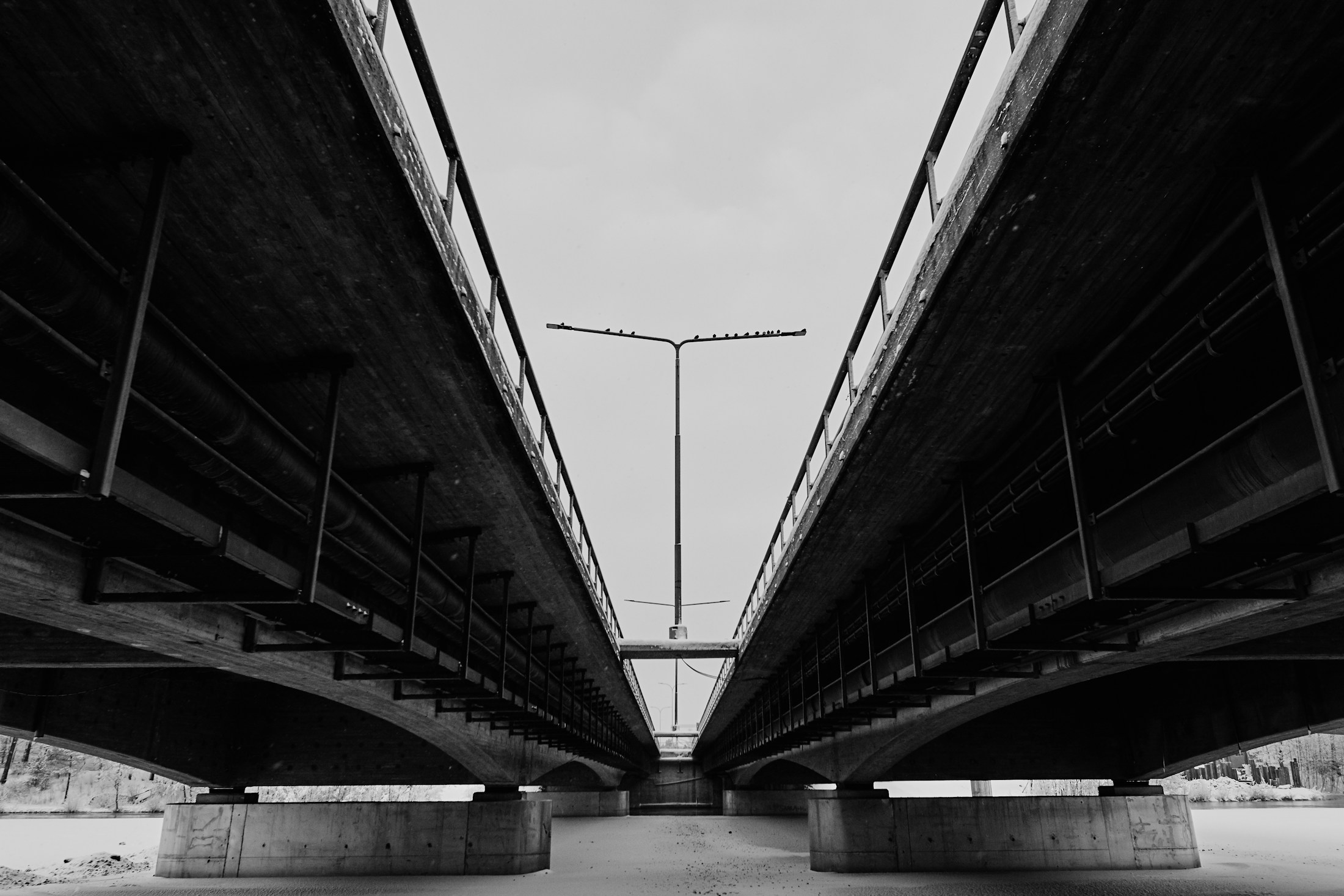 Concrete bridge structure